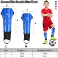 thumbnail image 2 of Espinilleras de fútbol, espinilleras con tobillera, espinilleras para adultos y niños, duraderas, ligeras, espinilleras, tobilleras de fútbol para niños,11 Feliz Sencillez, 2 of 5