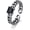 Square-cut, variant on 925 Sterling Silver Vintage Oxidized Style Black Onyx Adjustable Ring Casual Jewelry Gifts for Women