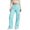 Light Blue, variant on Kureaily Women's Casual Pants High Waist Loose Fit Elastic Waistband Drawstring Utility Wide Leg Trousers Comfortable Pocket Outdoor Travel Women Casual Pants