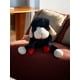 thumbnail image 3 of Juguete de peluche para perros con múltiples mascotas, chuleta de cordero, negro, 14 pulgadas con chirriador, 3 of 4