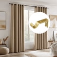 thumbnail image 4 of Adjustable Curtain Rod Brackets, Wall Mount Metal Single Rod Holder, Heavy Duty Curtain Support Bracket, Window Rod Mounting Hardware, Curtain Rod Hanger with Screws for Window Curtain Installation, 4 of 4