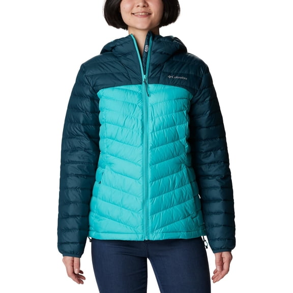 Columbia Women's Westridge Hooded Down Jacket Aqua M New