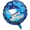 Creative Converting Shark Splash Metallic Balloon, 18-Inch (45887)