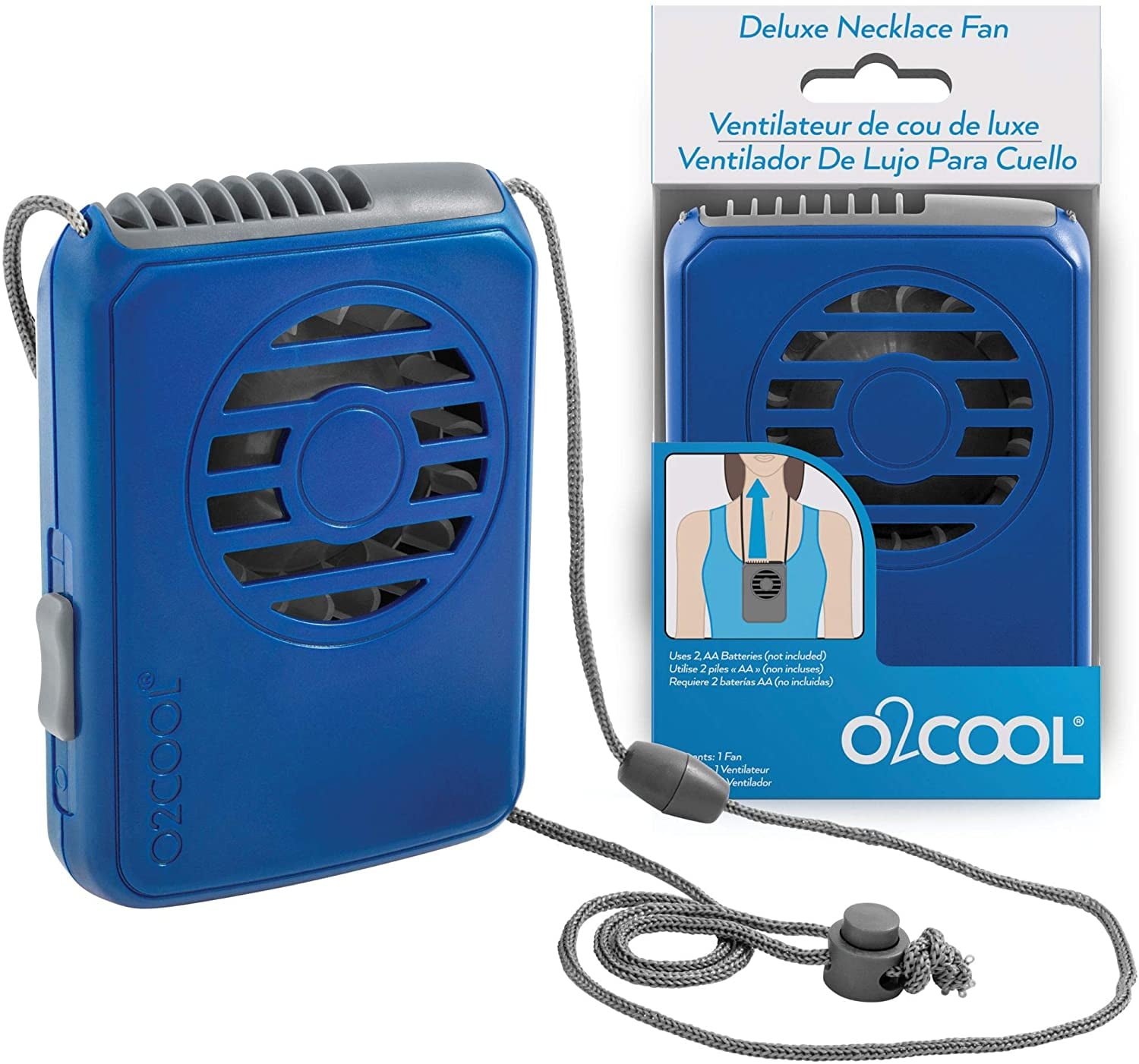 Misting Fan O2COOL Inch Deluxe Personal Battery Powered