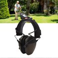 thumbnail image 5 of Noise Reduction Electronic Earphones Noise Reduction Foldable ABS Adjustable Headband Safety Ear Muffs for Mowing Work Green, 5 of 5