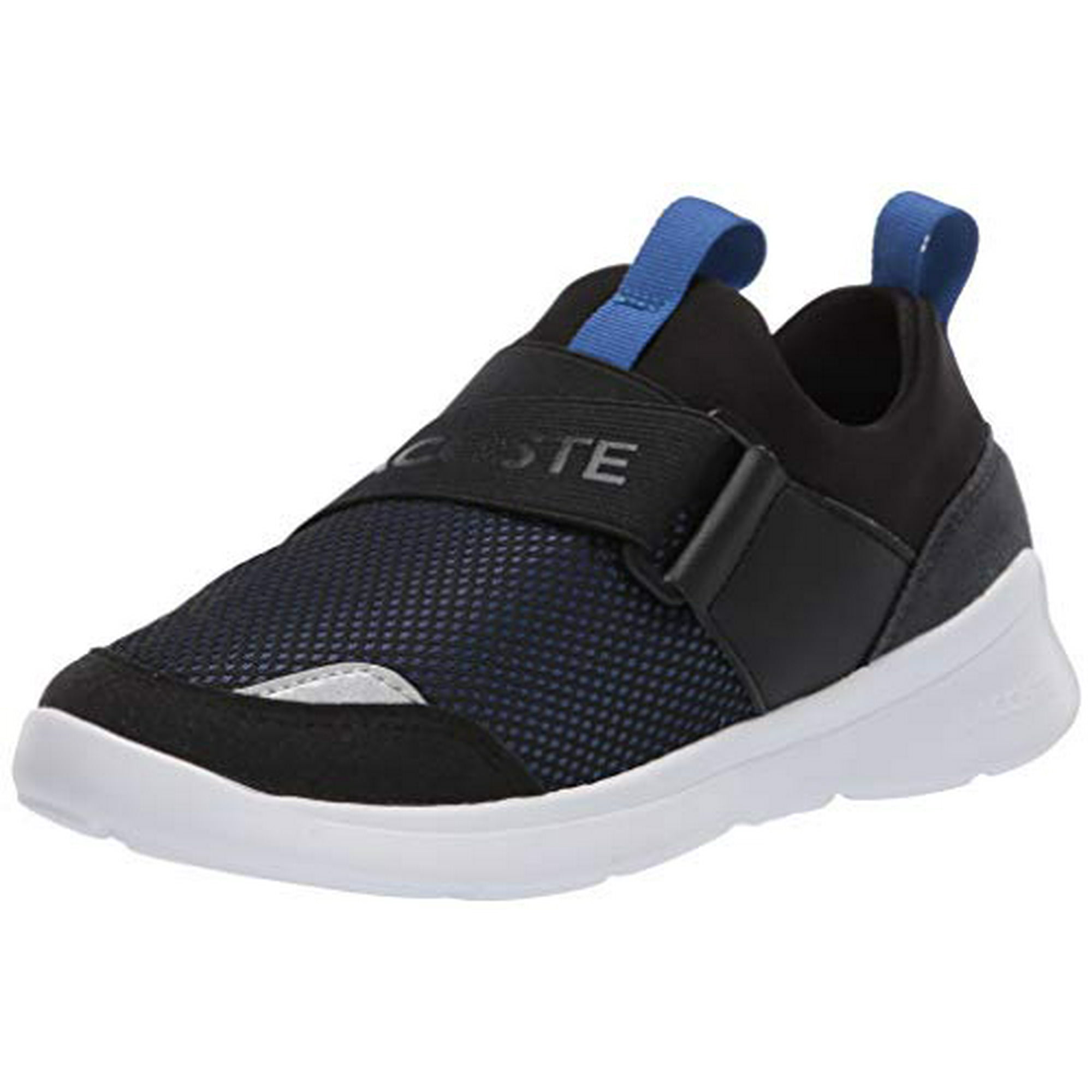 Lacoste Baby LT Dash Slip 120 1 SUI Sneaker Black Blue 4 Medium US Toddler Walmart