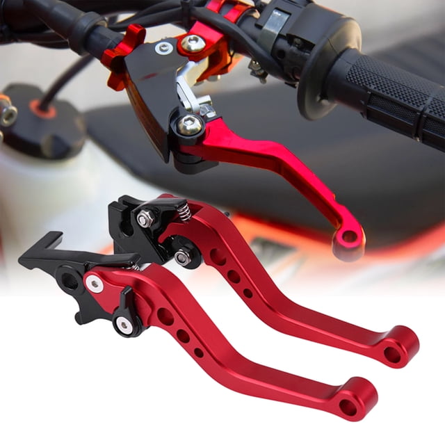 maskred 1/2/3/5 Motorcycle Brake Lever Braking Performance Durable Handle Lever Motorcycle - Strong Stability And Of Motorcycles red 1 Pc