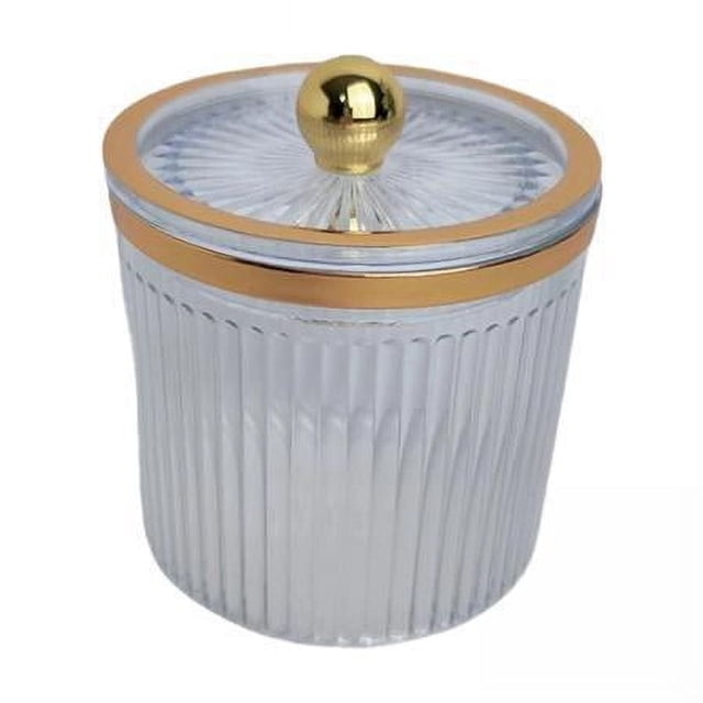 2 Soportes Para Hisopos De Algodón Con Tapa, Dispensador Qtip Para Encimera
