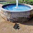 thumbnail image 5 of YOSADIER Solar Powered Fountain Resin Black For Outdoor Enthusiasts In Gardens 1Set, 5 of 5