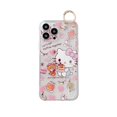 thumbnail image 3 of Hello Kitty For Samsung Galaxy S8 S9 S10 S20 S21 S22 S23 Plus Ultra S21FE Note 9 10 20 Phone Case Wrist Strap Holder, 3 of 5