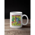 thumbnail image 2 of Bold San Antonio Texas Cactus Art UN Mug, 2 of 3