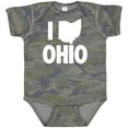 thumbnail image 3 of Inktastic I Love Ohio with State Silhouette Boys or Girls Baby Bodysuit, 3 of 5