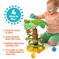 thumbnail image 6 of Bright Starts Tropical Twirl Ball Play Toy, Unisex, Multicolor, Ages Infant to Toddler, 6 of 17