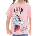 thumbnail image 2 of Minnie Mouse Toddler Girls Americana Graphic Tee, Sizes 12M-5T, 2 of 3