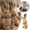 thumbnail image 3 of 1pc Brown Rabbit Toy With Rotatable Head and Stand Up Ears Easter Bunny Home for Bedroom Festive Prop, 3 of 8