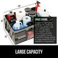 thumbnail image 4 of GORILLA GRIP Trunk Storage Organizer, Collapsible Container for Car Sedan or SUV, Beige, 4 of 10