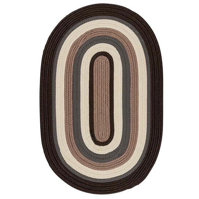 Colonial Mills BN19R084X084 7 ft. Brooklyn Round Rug, Brownstone