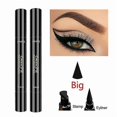 thumbnail image 3 of Delineador de ojos HUOGUO, doble cabezal, líquido, impermeable, 3,5 ml, negro, 3 of 4