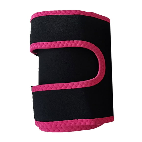 Riforla Adjustable Thigh Brace Support Band Quadriceps Support and Thigh Wraps for Men and Women Red