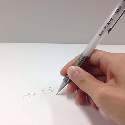 Pentel Mechanical Pencil, Stein, 0.3mm, White (P313-CW)