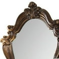thumbnail image 2 of Scroll and Molded Wooden Mirror with Carved Details Cherry Brown - Saltoro Sherpi, 2 of 6