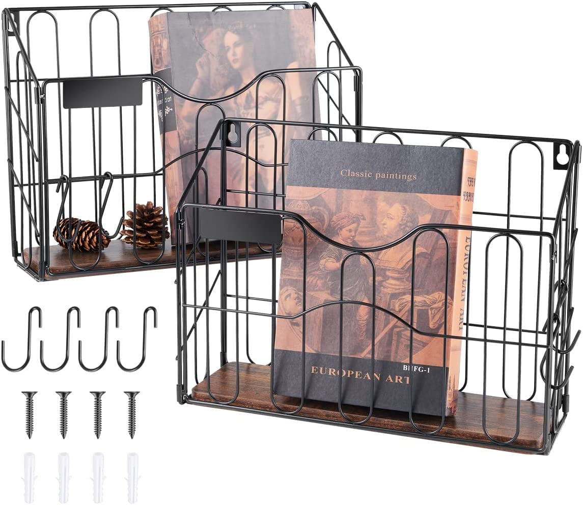 Wall File Organizer, Wall File Holder, Wall Mounted File Organizer