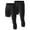 2pcs Black(Left), variant on Youth Boys Compression Shorts Athletic Short Running Sport Base Layer for Baseball Soccer Workout