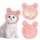thumbnail image 4 of Gato Cap Oso Peluche Cabeza Usar Sombrero Lindo Para Mascotas Vestir Tejido Cálido Diadema Gatito Cachorro Cosplay Accesorios De Disfraces, 4 of 4
