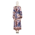 thumbnail image 5 of Powder Pink - Saxe Blue - Floral - Crew neck - Unlined - Modest Dress - Refka, 5 of 5