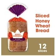 King's Hawaiian Sliced Honey Wheat Bread, 13.5 oz, 12 Count