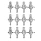 thumbnail image 1 of Christmas Nutcracker Napkin Rings Set Of 12, Napkin Rings Metal Napkin Holders For (silver) G, 1 of 5