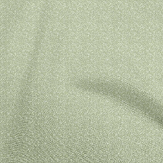 oneOone Cotton Jersey Light Green Fabric Asian Paisley Sewing Craft Projects Fabric Prints By Yard 58 Inch Wide