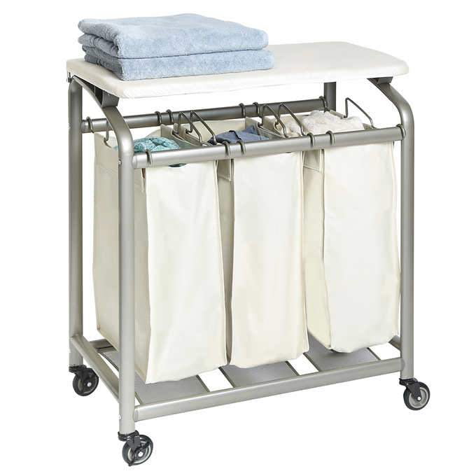 laundry sorter with table