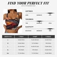 thumbnail image 5 of Rateoe Dynamic Fire Bird Art Print Womens' Sports Bras Scoop Neck Sports Vest- Padded U Back Seamless High Impact Support-Medium, 5 of 8