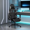 thumbnail image 2 of Silla Gamer vidaXL Ajustable con Reposapiés de Cuero Sintético, 2 of 9