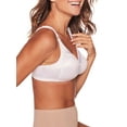 thumbnail image 3 of Bali Wire-Free Bra Womens Double Support Full Coverage Wicking Smooth 3820, 3 of 6