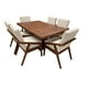 thumbnail image 2 of Set de Comedor SALVANTO Dallas 6 Sillas Chapa de Parota Color Tzalam 160x100 cm, 2 of 6
