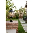 thumbnail image 2 of Maxim Carriage House DC Three Light 26-Inch Outdoor Post Light - Oriental Bronze - 3420WGOB, 2 of 2