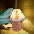 thumbnail image 4 of Shisuyan Rattan Lamp Cover Rattan Hanging Lamp Shade Brown 1Pack 4.7X3.9In, 4 of 8
