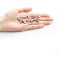 thumbnail image 3 of 2Pc Hollow Fish Shark Emblem Premium Car Badge Sticker Fender Boot Fender Boot Trunk For Chevrolet Camaro Corvette, 3 of 6