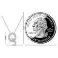 thumbnail image 5 of aaXia 14K White Gold Diamond 1/8ct. TDW Initial “Q” Pendant Necklace, 5 of 5