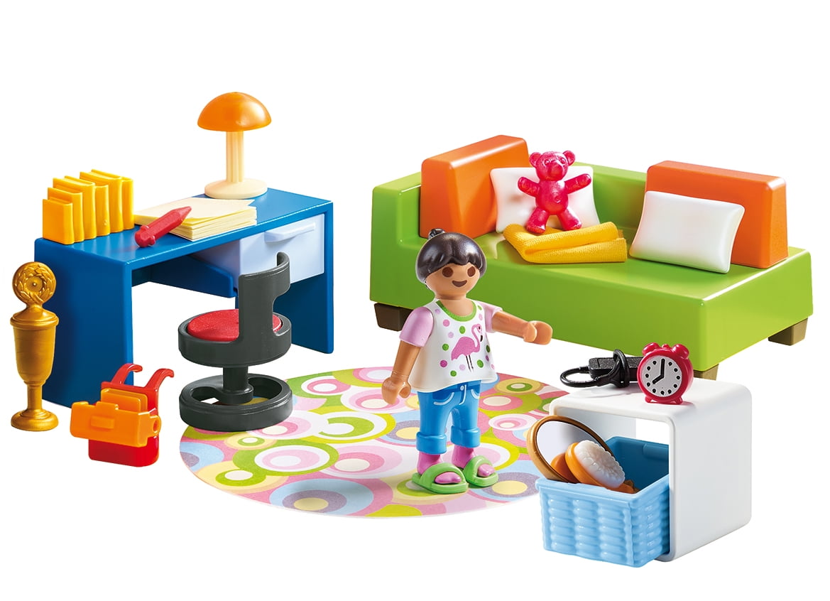 Bed & bedside table/cabinet NEW Playmobil Modern dollshouse furniture 