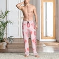 thumbnail image 2 of Pofeuu Pigs Head And Donuts Print Men's Pajama Pants, Soft Lounge Pajama Pants with big pockets for Men Plaid Pj Bottoms-XX-Large, 2 of 6