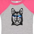 thumbnail image 4 of Inktastic Siberian Husky Sketch Portrait with Sunglasses Boys or Girls Baby Bodysuit, 4 of 5