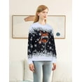thumbnail image 4 of Lollipie Women Ugly Christmas Sweatshirt Long Sleeve Shirts Crew Neck Pullover, 4 of 6