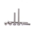thumbnail image 1 of Roycemart 3/8-16 X 2"" (Paquete De 10) Tornillos De Cabeza De Botón Hexagonal Tornillos Allen Socket Drive 304 Acero Inoxidable 18-8 Acabado Brillante Roscas Unc De Máquina Completa, 1 of 1