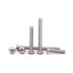 thumbnail image 1 of Roycemart 3/8-16 X 2"" (Paquete De 10) Tornillos De Cabeza De Botón Hexagonal Tornillos Allen Socket Drive 304 Acero Inoxidable 18-8 Acabado Brillante Roscas Unc De Máquina Completa, 1 of 1