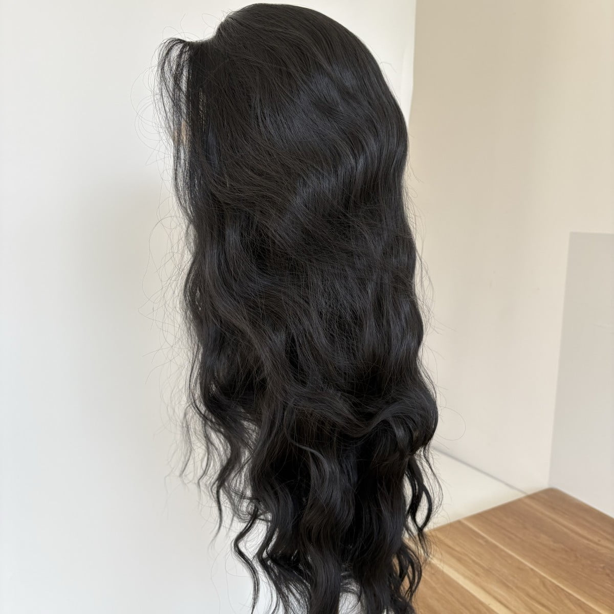 MISSWEN Long Synthetic Wigs Lace Front Wigs 26 inch Daily Wear Black HD Lace Full Head Fashion