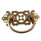 thumbnail image 4 of 2 uds. Tiradores de estilo Vintage de latón antiguo, manija del cajón del gabinete de estantería, accesorios de ferretería para muebles de cobre puro, 4 of 4