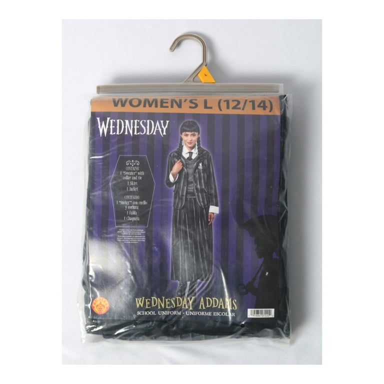 Rubie's Costumes Small The Addams Family Wednesday Addams Polyester Girls'  Costume in the Costumes department at